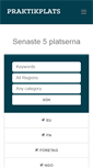 Mobile Screenshot of praktikplats.org